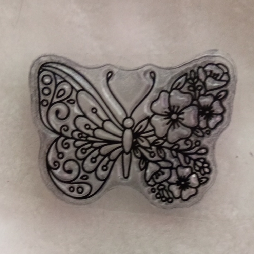Elegant Butterfly Design Stamp